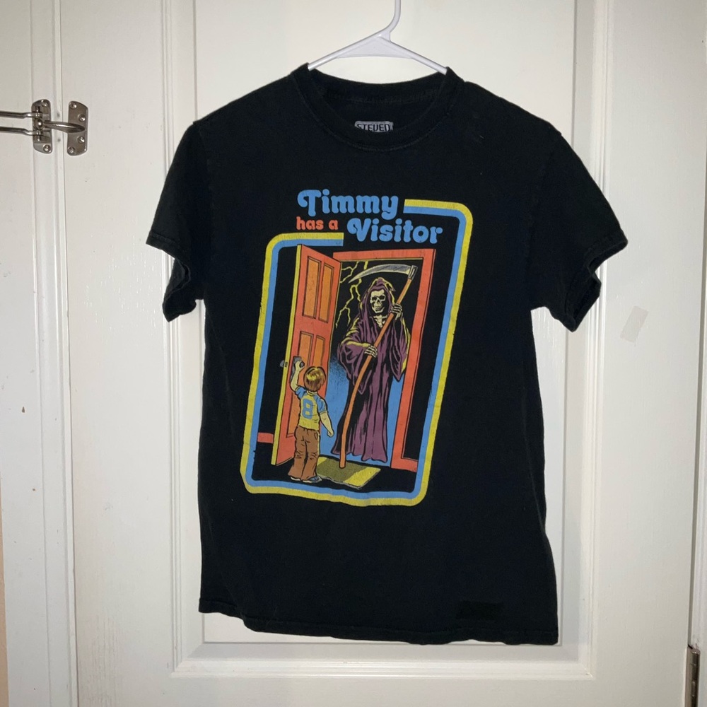 Steven Rhodes “TIMMY HAS A VISITOR” T-Shirt